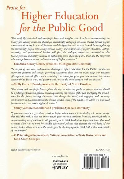 Higher Education for the Public Good