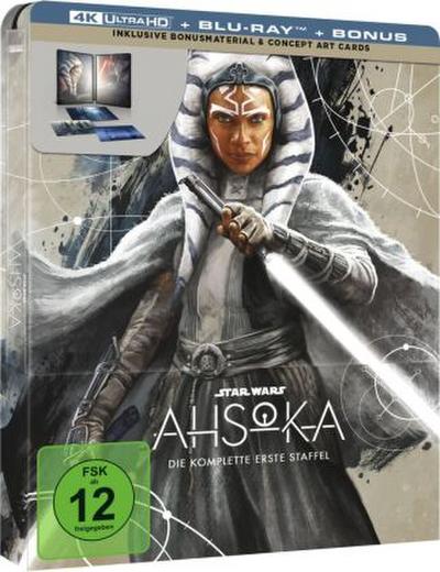 Ahsoka 4K. Staffel.1, 2 UHD-Blu-ray + 2 Blu-ray (Limited Steelbook)