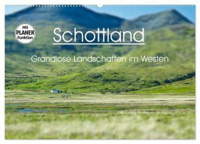 Schottland - grandiose Landschaften im Westen (Wandkalender 2026 DIN A2 quer), CALVENDO Monatskalender