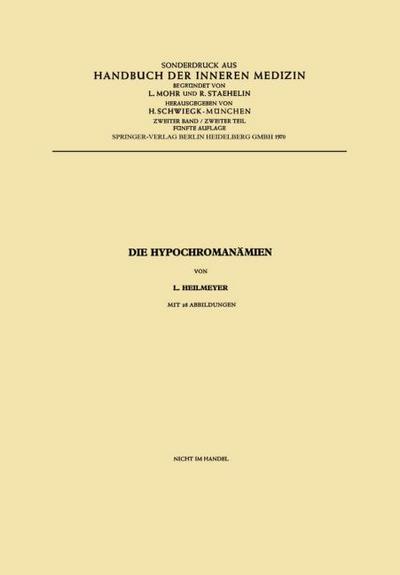 Die Hypochromanämien