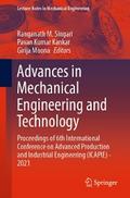 Advances in Mechanical Engineering and Technology