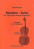 Sonaten-Suite D-Dur aus "Stricturae Viola di Gambicae"für 4 Violoncelli