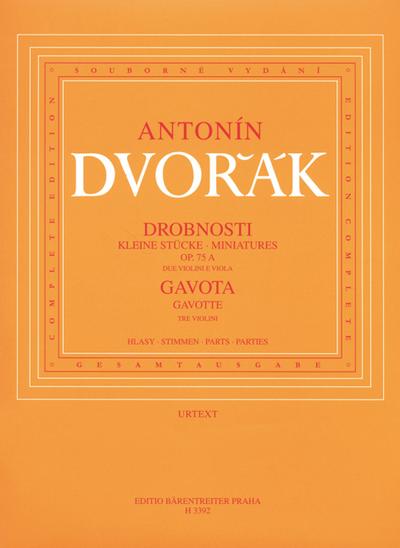 Kleine Stücke op.75a für (2 Violinen und Viola) und Gavotte (3 Violinen)