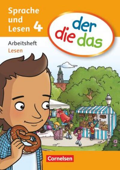 der die das 4. Schuljahr. Arbeitsheft Lesen