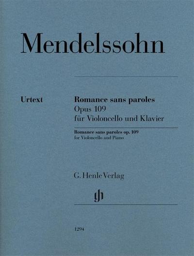 Felix Mendelssohn Bartholdy - Romance sans paroles op. 109