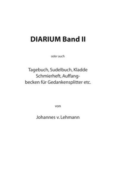 Diarium II