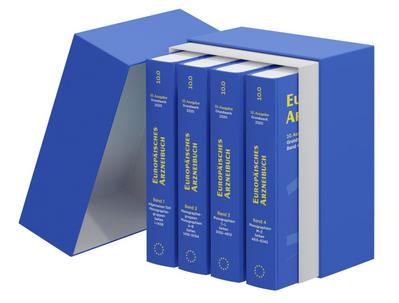 Europäisches Arzneibuch  10. Ausgabe, Grundwerk 2020, 4 Teile