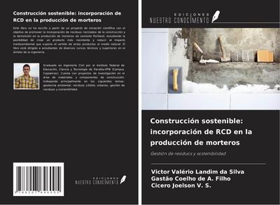 Construcción sostenible: incorporación de RCD en la producción de morteros