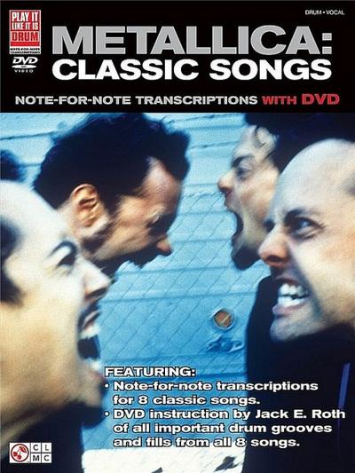 Metallica: Classic Songs: Note-For-Note Transcriptions [With DVD]