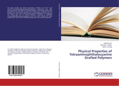 Physical Properties of Tetraaminophthalocyanine Grafted Polymers