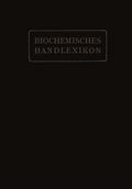 Biochemisches Handlexikon