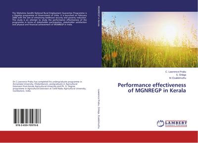 Performance effectiveness of MGNREGP in Kerala