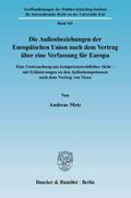 Die Außenbeziehungen der Europäischen Union nach d