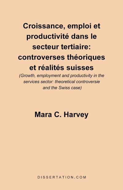 Croissance, Emploi Et Productivite Dans le Secteur Tertiaire