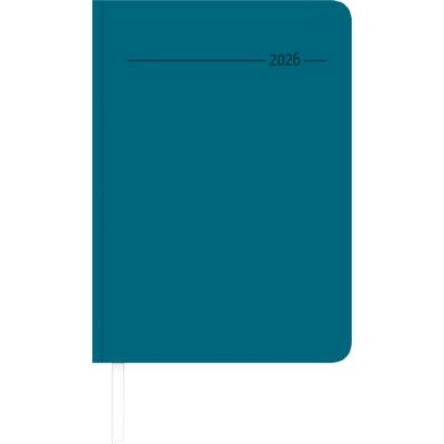 Wochenplaner Tucson türkis 2026 - Büro-Kalender A5 - Cheftimer - turquoise - 1 Woche 2 Seiten - 128 Seiten - Tucson-Einband - Zettler