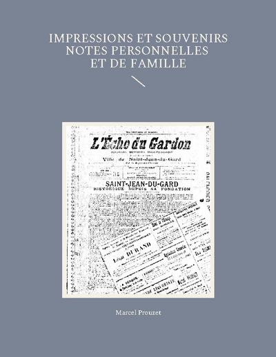 Journal Marcel Prouzet
