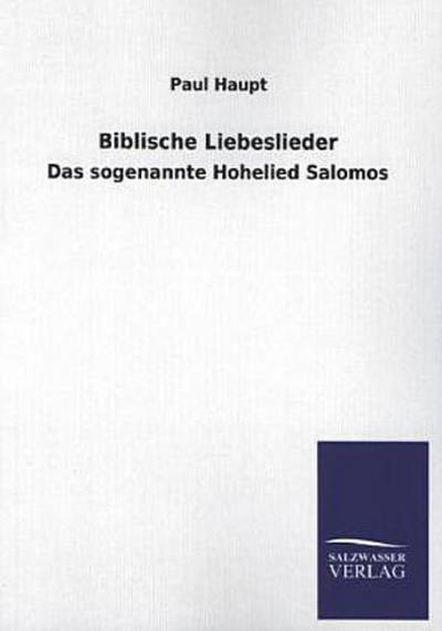 Biblische Liebeslieder