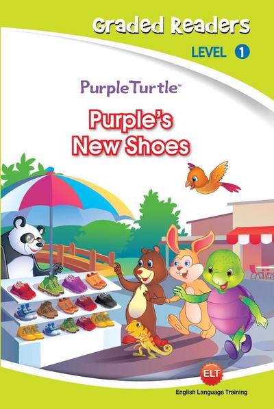 Purple’s New Shoes (Purple Turtle, English Graded Readers, Level 1)