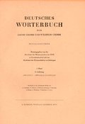 Deutsches Wörterbuch. Neubearbeitung: Band I: Lief