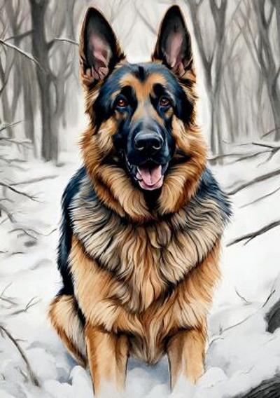 Hund Notizbuch Winter Deutscher Schäferhund Winterzeit Notizheft Journal Tagebuch mit 55 Zitaten Lebensweisheiten Hundeliebe Süße Geschenkidee  Frauen Männer Teenager  Wichtelgeschenk unter 15 Euro