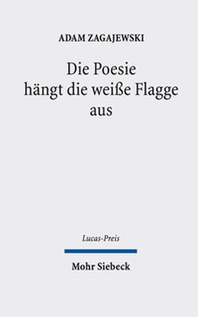 Die Poesie hängt die weiße Flagge aus