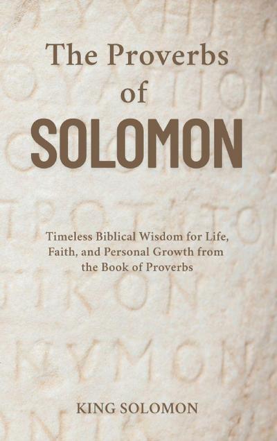 The Proverbs of Solomon