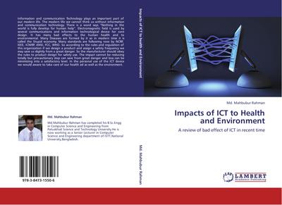 Impacts of ICT to Health and Environment