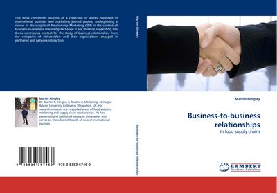 Business-to-business relationships
