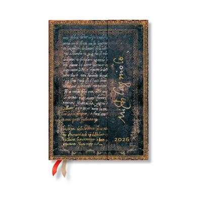 Paperblanks | 2026 Renoir, Brief an Morisot (1892) | Faszinierende Handschriften | 12-Monatskalender | Midi | Verso | mit Klappumschlag | 160 Pg | 100 GSM