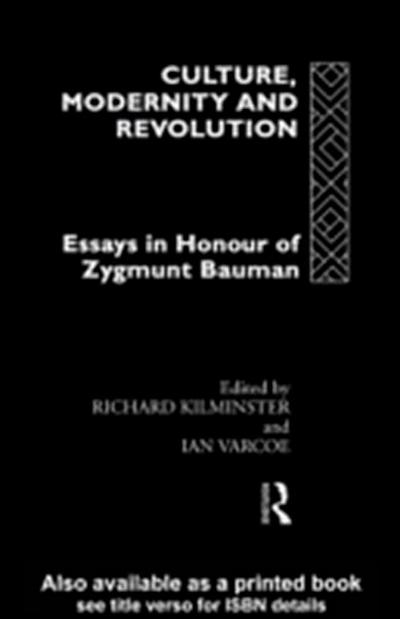 Culture, Modernity and Revolution