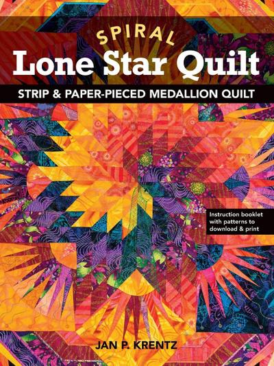 Spiral Lone Star Quilt - Print-On-Demand Edition