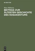Beitrag zur ältesten Geschichte des Kosakentums
