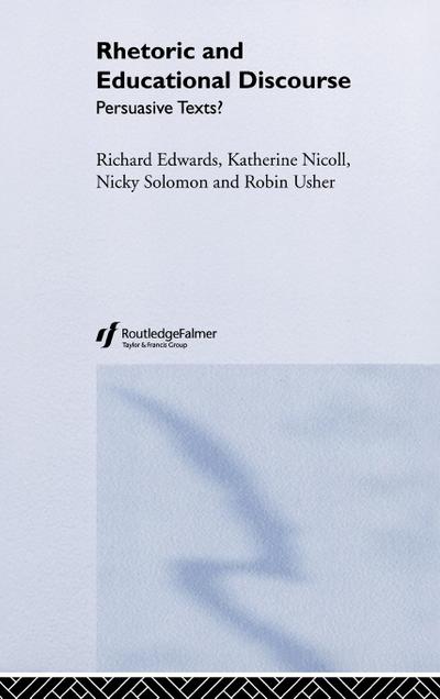 Rhetoric and Educational Discourse