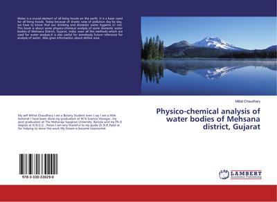 Physico-chemical analysis of water bodies of Mehsana district, Gujarat