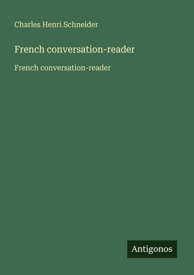 French conversation-reader