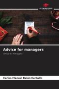 Advice for managers