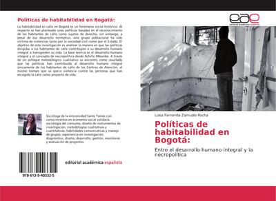 Políticas de habitabilidad en Bogotá: