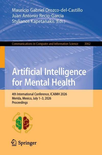 Artificial Intelligence for Mental Health