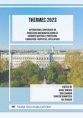 International Conference on Processing and Manufacturing of Advanced Materials Processing, Fabrication, Properties, Applications - THERMEC 2023
