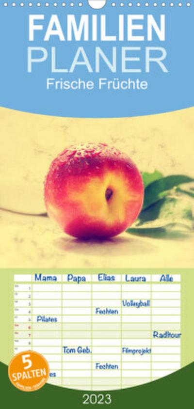 Familienplaner Frische Früchte (Wandkalender 2023 , 21 cm x 45 cm, hoch)