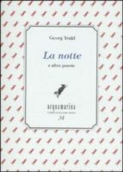 La notte e altre poesie