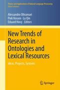New Trends of Research in Ontologies and Lexical R