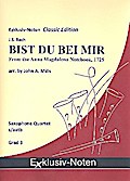 Bist du bei mirfür 4 Saxophone (S(A)ATBar)