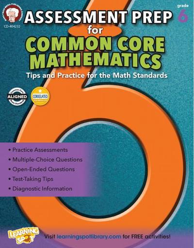 Assessment Prep for Common Core Mathematics, Grade 6