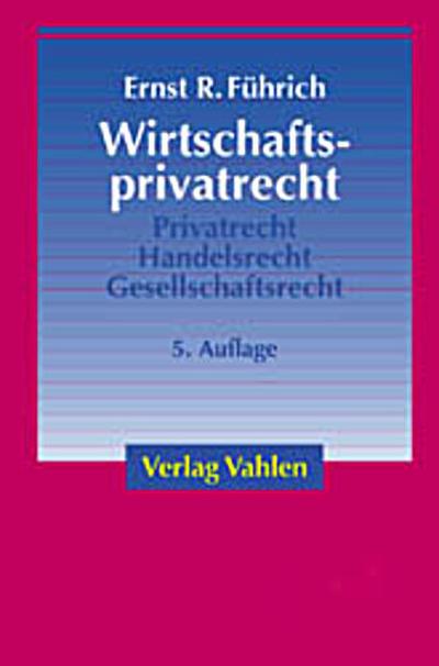 Wirtschaftsprivatrecht