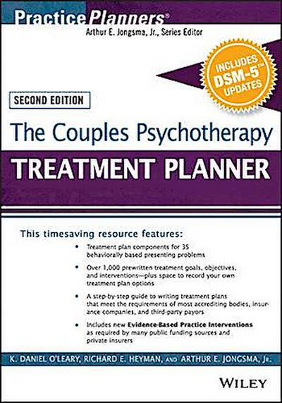 The Couples Psychotherapy Treatment Planner, with DSM-5 Updates