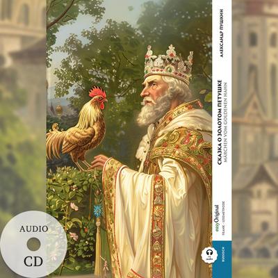 Skazka o zolotom petuschke / Märchen vom goldenen Hahn (Buch + Audio-CD) - Frank-Lesemethode - Kommentierte zweisprachige Ausgabe Russisch-Deutsch