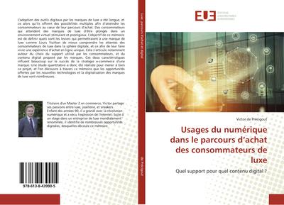 Usages du numérique dans le parcours d’achat des consommateurs de luxe