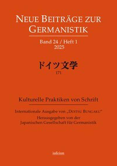 Neue Beiträge zur Germanistik, Band 24 / Heft 1 / 2025