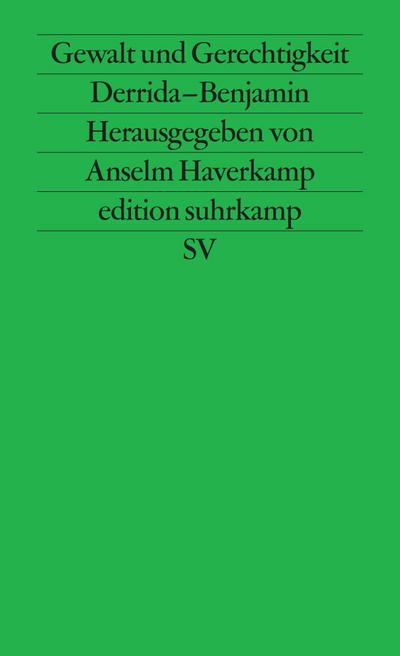 Gewalt und Gerechtigkeit